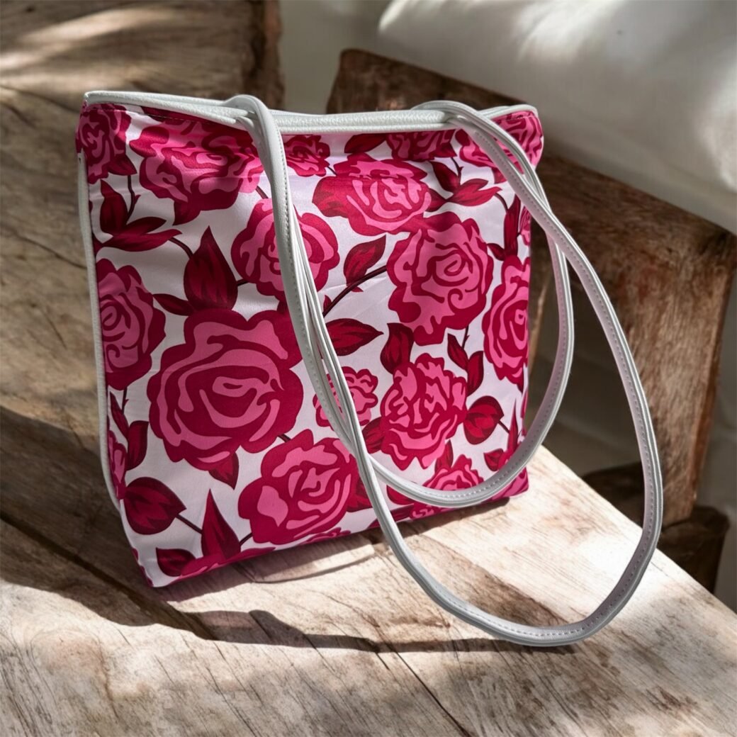 Pink Roses Bii Bag - Image 2